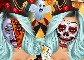  Jenner Halloween Face Art